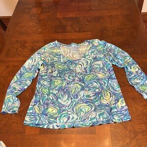 Lilly Pulitzer, extra large henley